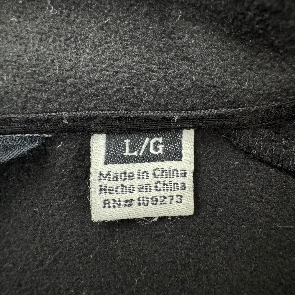 Black Diamond Mens Softshell Fleece Lined Jacket Black Large Full Zip